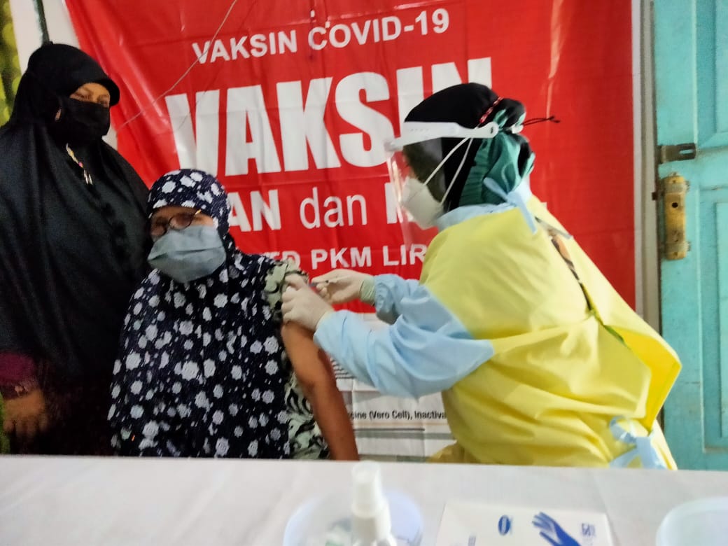 Antusias Berbagai Kalangan Etnis Lansia Untuk Vaksin di Inhu Sangat Tinggi