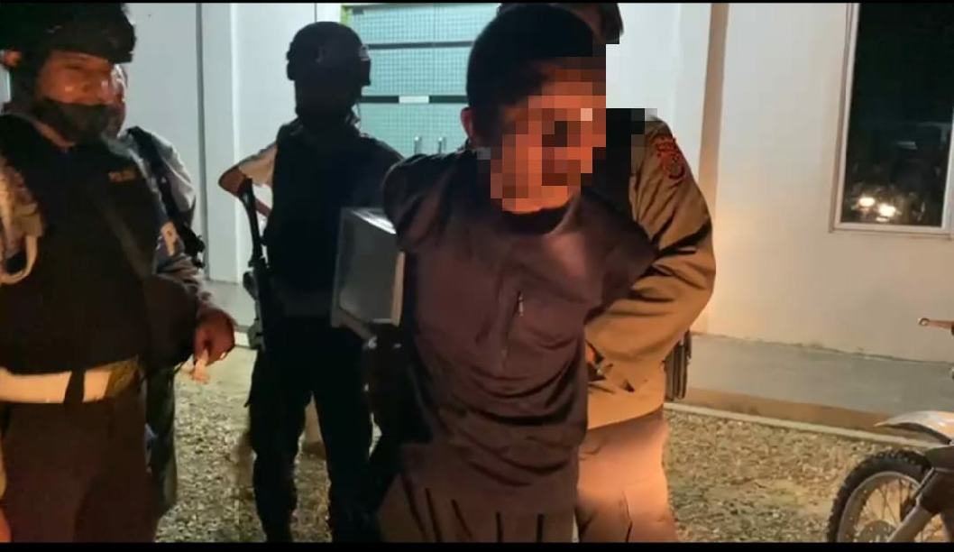 Tim TEMBAK Polres Kampar Amankan Pelaku Pencurian Kotak Amal Mushalla