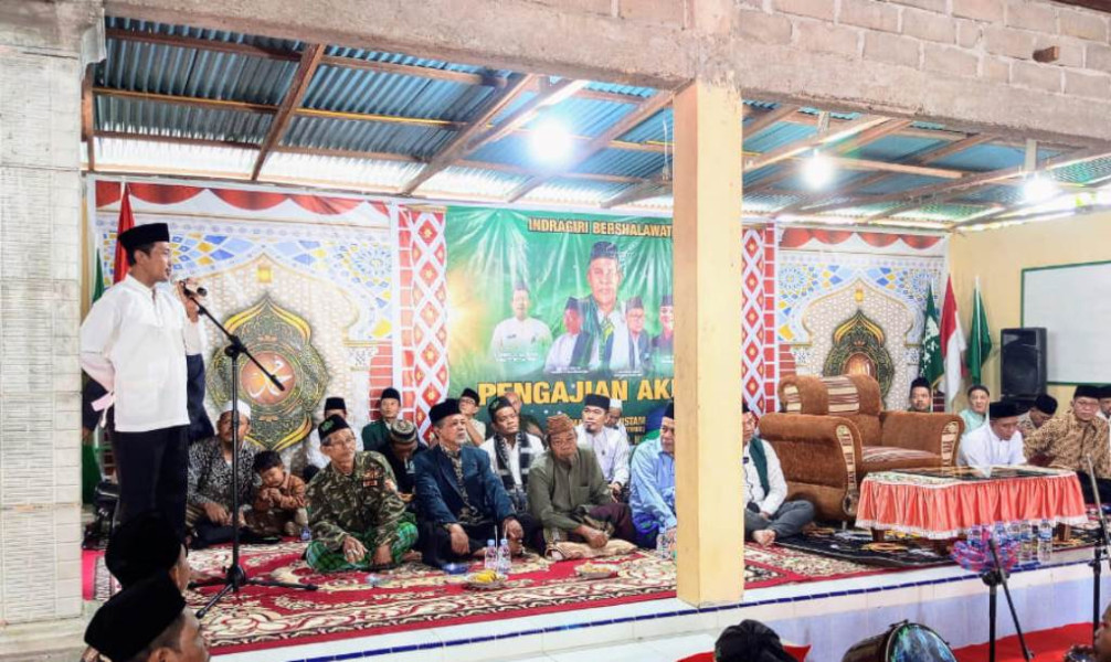 Ponpes Nurul Hikmah Talang Jerinjing Gelar Indragiri Bersholawat dan Pengajian Akbar bersama Ketua PWNU Jawa Timur