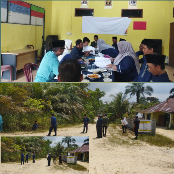 Tim Kecamatan Rengat Barat Lakukan Monev di Desa Danau Tiga