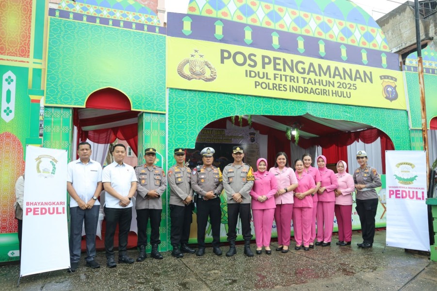 Kapolres Inhu Gandeng Sang Istri Laksanakan Program Bhayangkari Peduli