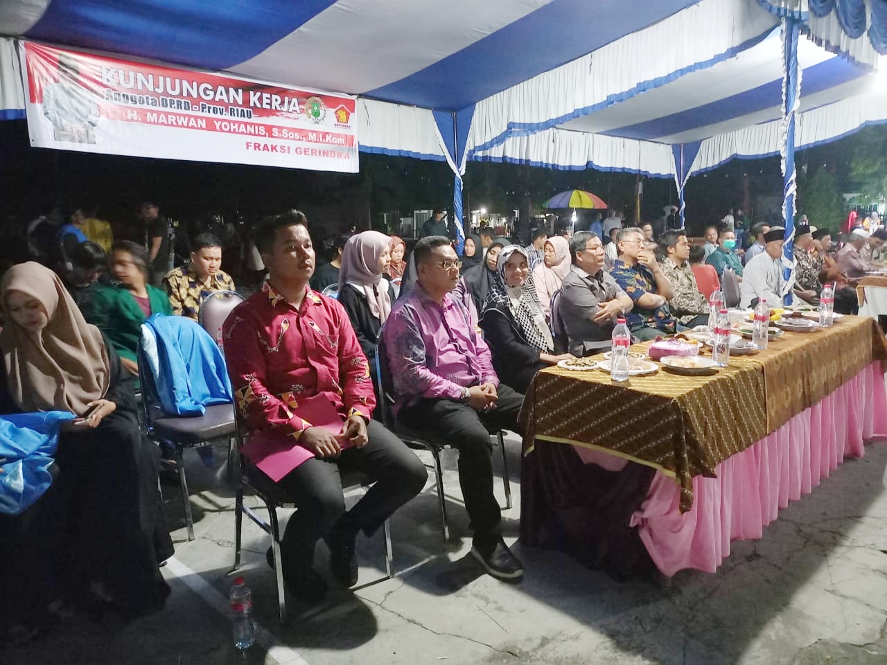 Marwan Yohanis Lakukan Kunjungan Kerja Kelompok KKN Juga Akhiri Kegiatan di Desa Benai Kecil