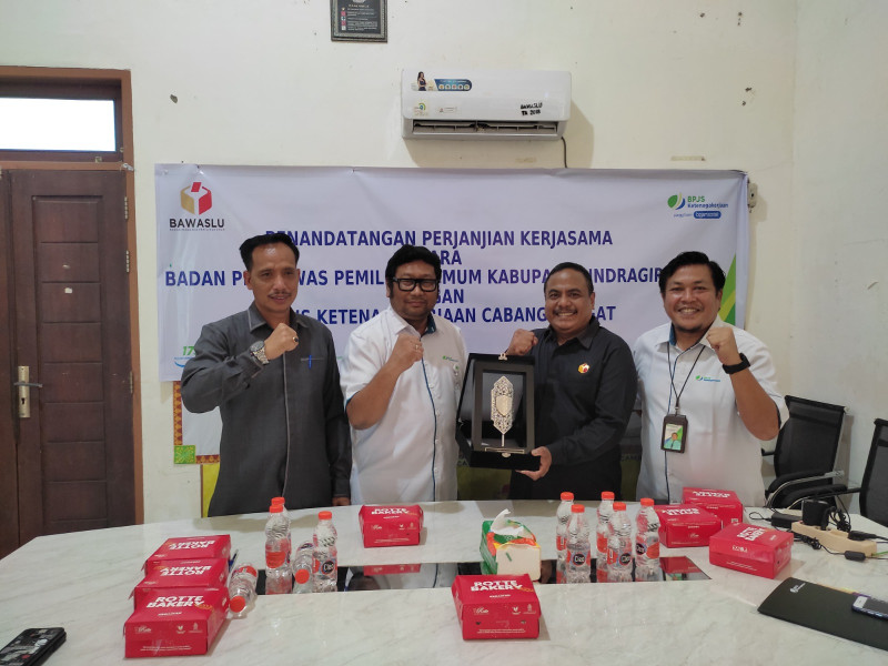 BPJS Ketenagakerjaan Rengat Lindungi 1200 Pengawas Badan Ad Hoc BAWASLU Kabupaten Indragiri Hulu