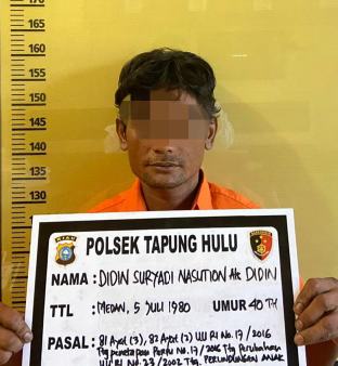Cabuli Anak Tirinya yang Masih Dibawah Umur, Ayah Bejat Ini Diringkus Polisi