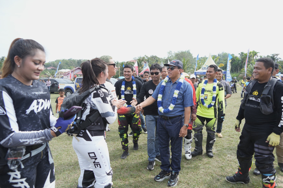Event  Bhayangkara Jelajah Alam Dihadiri Wabup Rohul Dan Motor Rider Malaysia, Suhardiman Apresiasi Polres Kuansing