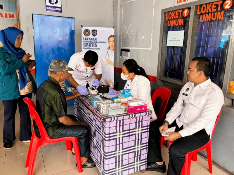 Wujudkan Pemasyarakatan Pasti Bermanfaat, Lapas Bagansiapiapi Gelar Pemeriksaan Kesehatan Gratis Bagi Warga Sekitar