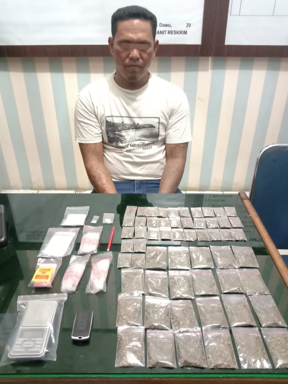 Informasi Akurat, Pengedar Sabu dan Ganja di Bekuk Polsek Rengat Barat