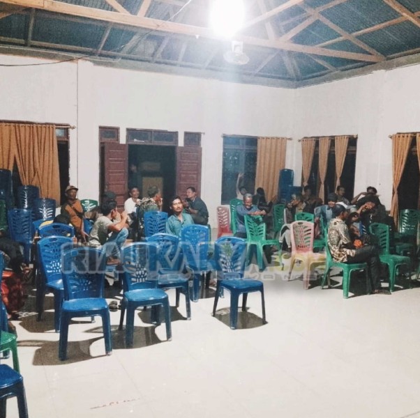 Pemilihan RT Teluk Bano II, Pekaitan, Batal: Pj Penghulu Tidak Hadir