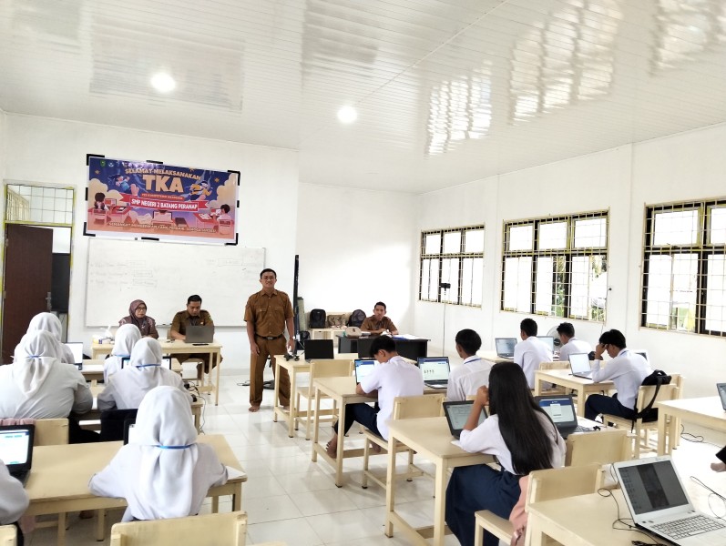 SMPN 2 Batang Peranap Gelar Tes Kompetensi Akademik, Petakan Capaian Belajar Siswa Secara Objektif