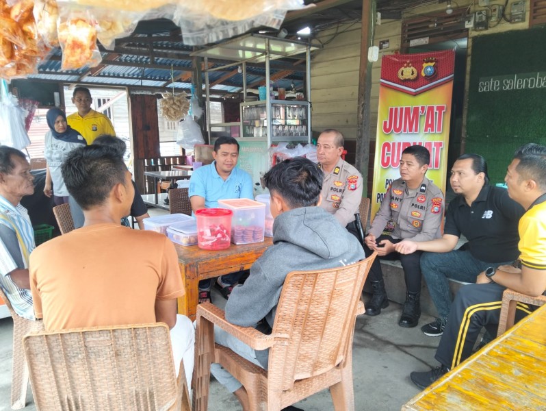 Polsek Kateman Gelar Jum’at Curhat di Kelurahan Tagaraja, Perkuat Sinergi Jaga Kamtibmas