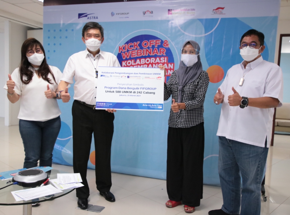 FIFGROUP Luncurkan Dana Bergulir Untuk 588 UMKM Bersama 4 Lembaga Astra