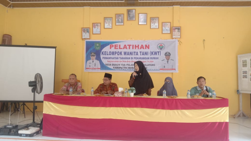 Perkuat Ekonomi Keluarga, Pemdes Dusun Tua Pelang Gelar Pelatihan KWT