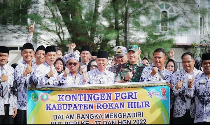 Ajang Porseni, PGRI Rohil Kirimkan Kekuatan 80 Peserta dan 20 Official