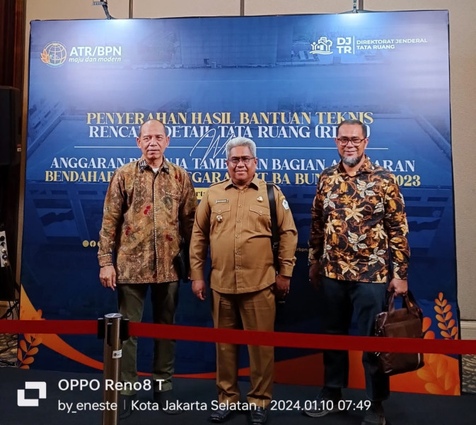 Kementerian ATR/BPN Beri Hasil Bantuan Teknis RDTR Kepada Pj Bupati Aceh Utara
