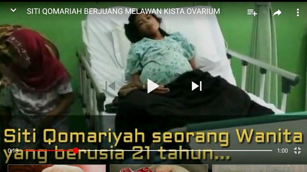 Didiagnosa Kista Ovarium, Siti Qomariah Membutuhkan Uluran Tangan