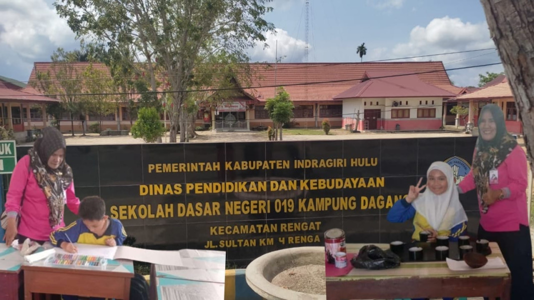 Kaneza dan Alif: Siswa SDN 019 Kampung Dagang Raih Juara di Ajang FLS2N Kabupaten Inhu
