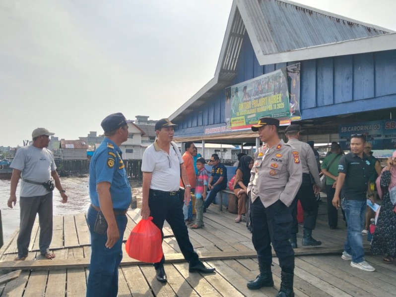 Polsek Kateman dan KSOP Perketat Keamanan Pelabuhan Lewat Patroli Terpadu