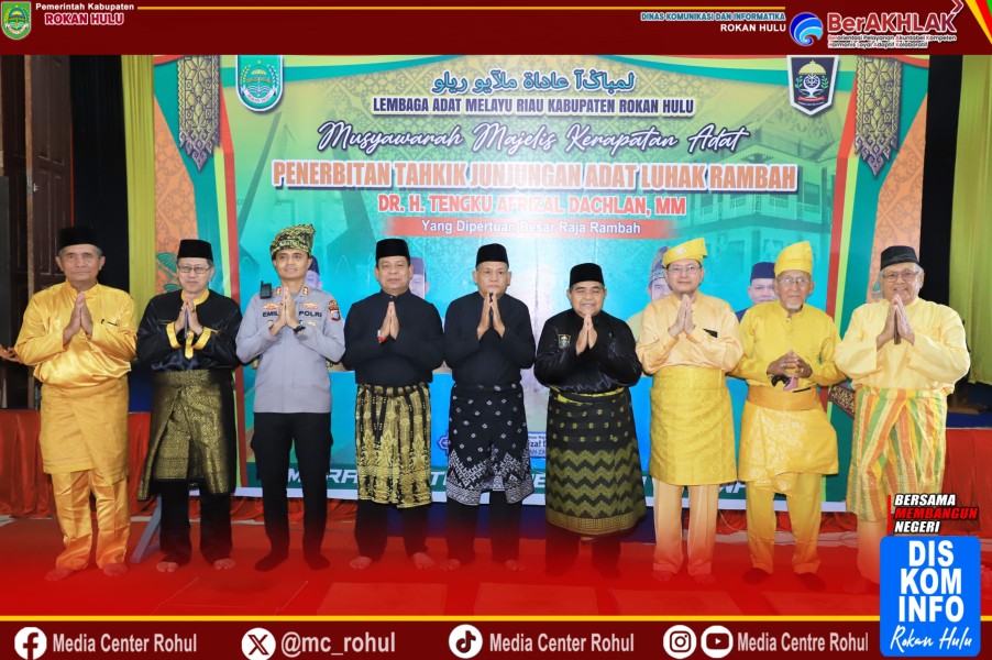 LAMR Rohul Tetapkan dr. H. Tengku Afrizal Dachlan sebagai Raja Luhak Rambah