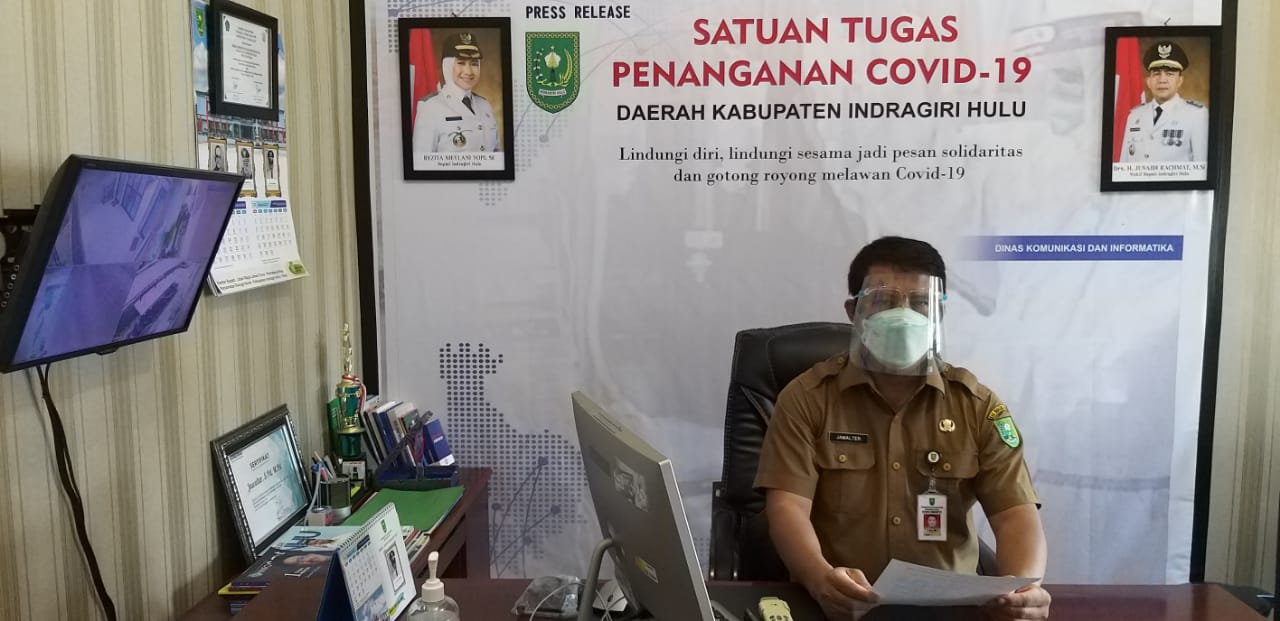 Penambahahan Kasus Covid-19 di Kabupaten Inhu Terus Menurun