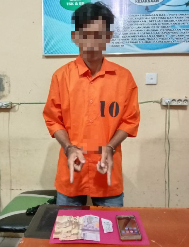 Polsek Tapung Tangkap Pelaku Judi Togel di Sebuah Warung di Desa Karya Indah