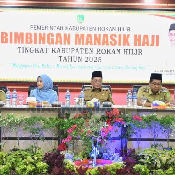 Ketua DPRD Rohil Hadiri Pembukaan Bimbingan Manasik Haji 2025