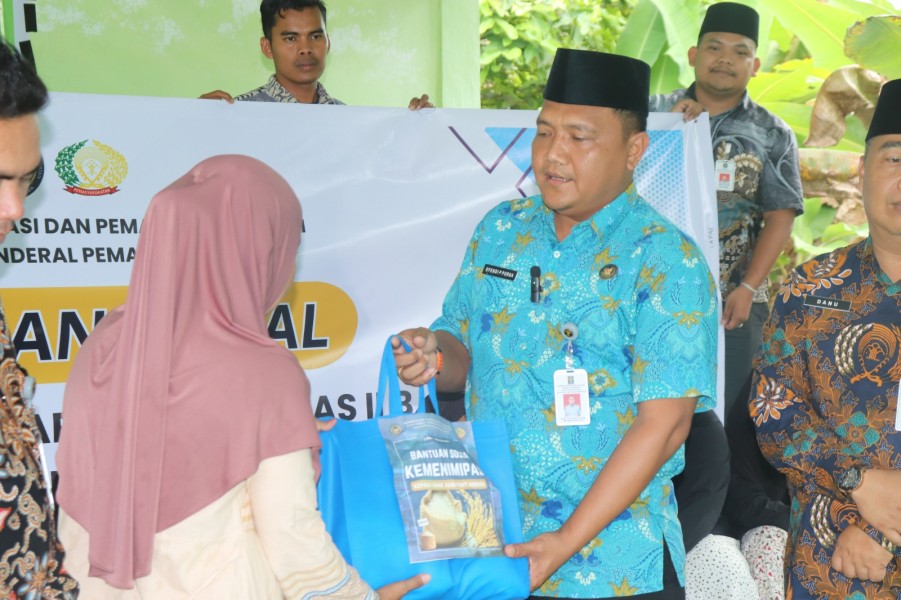 Lapas Pasir Pangaraian Serahkan Bantuan Sosial Ke Panti Asuhan Al-Khairiyah