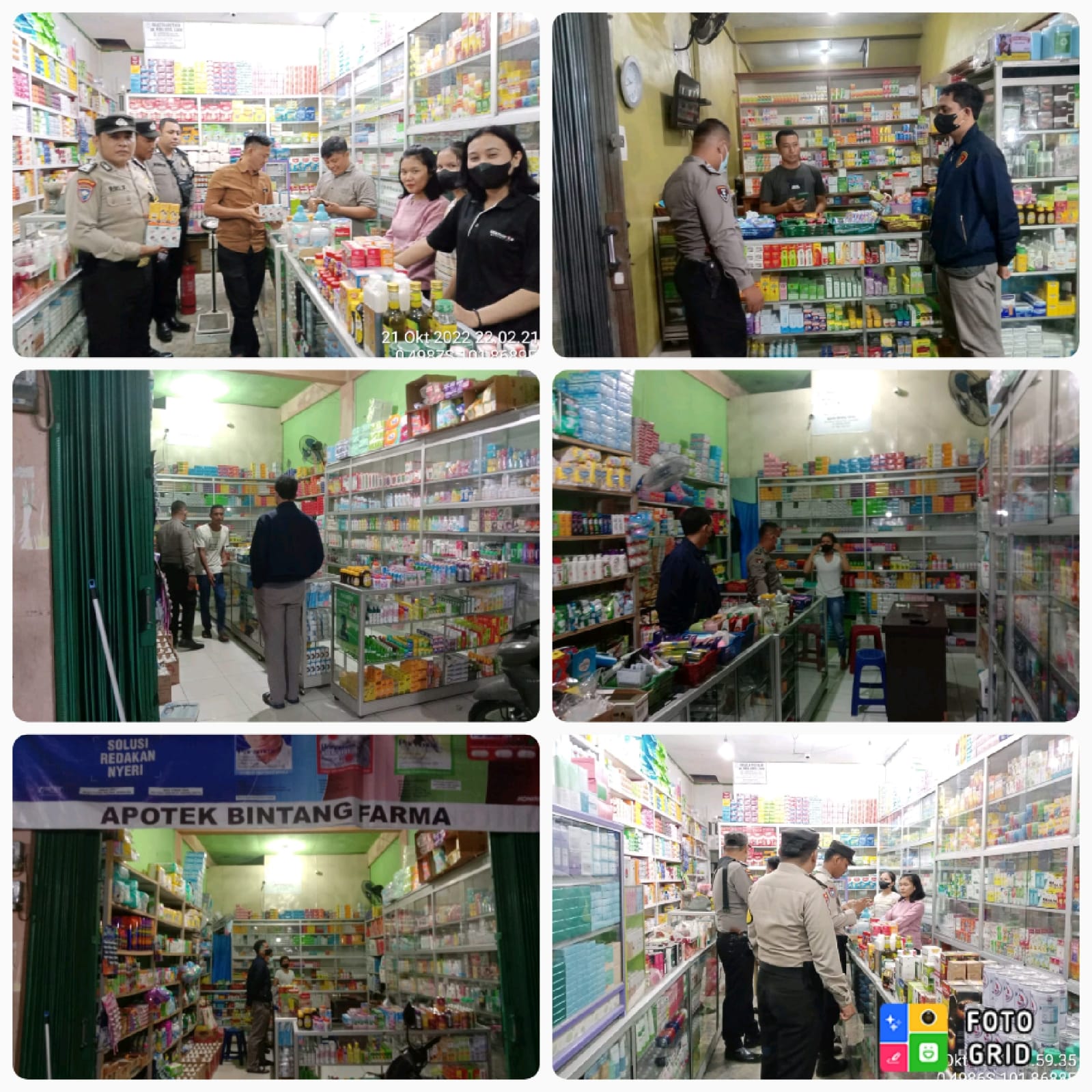 Jajaran Polres Kuansing Lakukan Pengawasan dan Monitoring Terhadap Apotik Dan Toko Obat