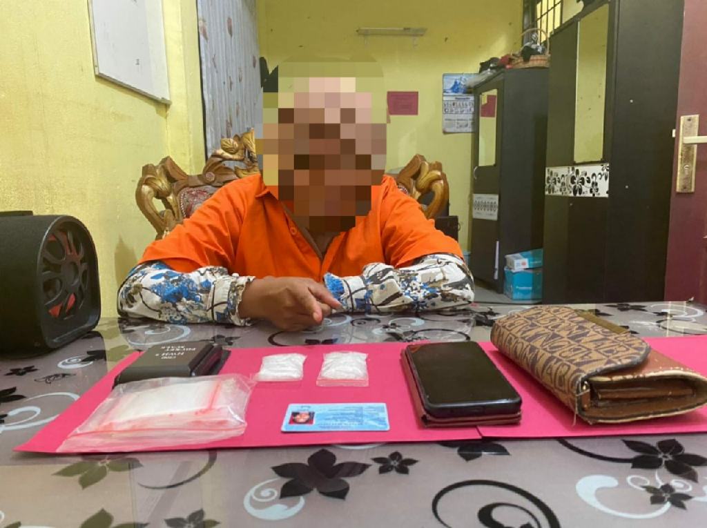 Polsek Tambang Kembali Tangkap Seorang IRT Pengedar Narkoba 