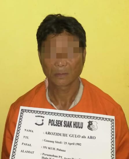 Aniaya Seorang Wanita Adik Iparnya Sendiri, Pelaku Ditangkap Polsek Siak Hulu