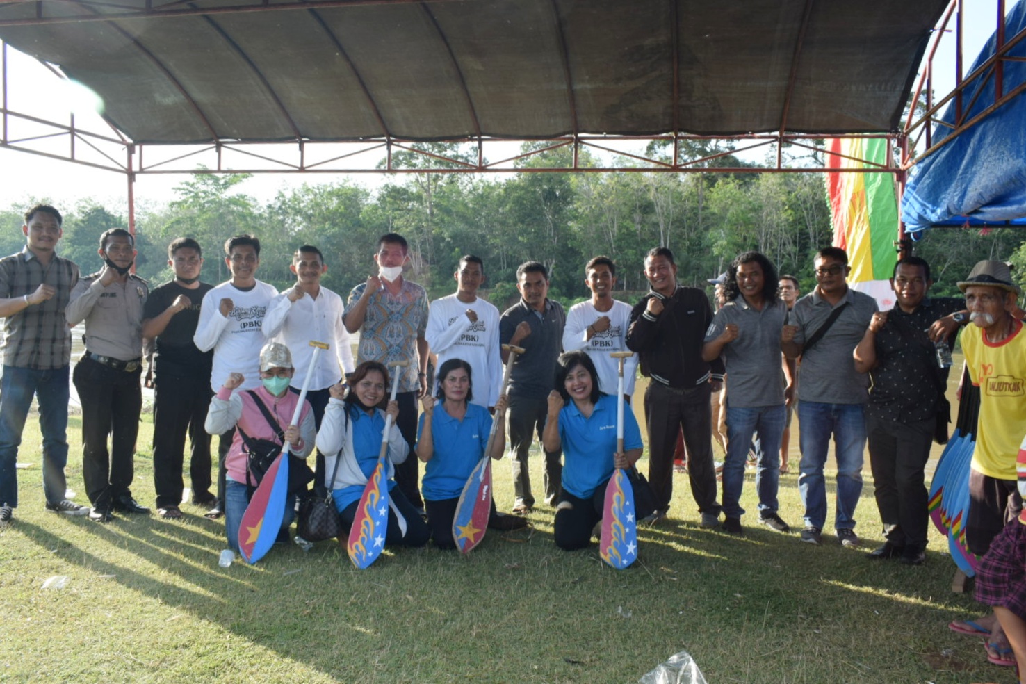 Pemuda Batak Kuansing (PBK) Ikut Meriahkan Semarak Pacu Jalur