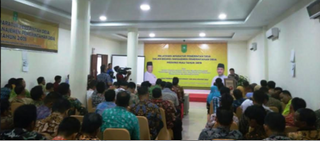 Dinas PMD Riau Gelar Pelatihan Manajemen Desa