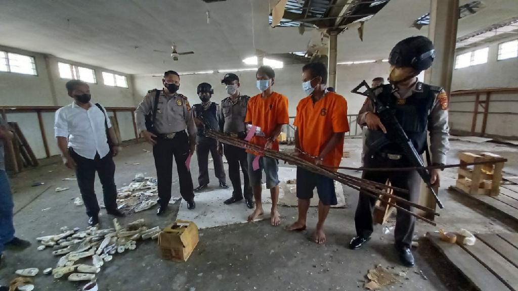 Polsek Limapuluh Tangkap Pelaku Pencurian Barang Bekas di PT. DOSNIROHA