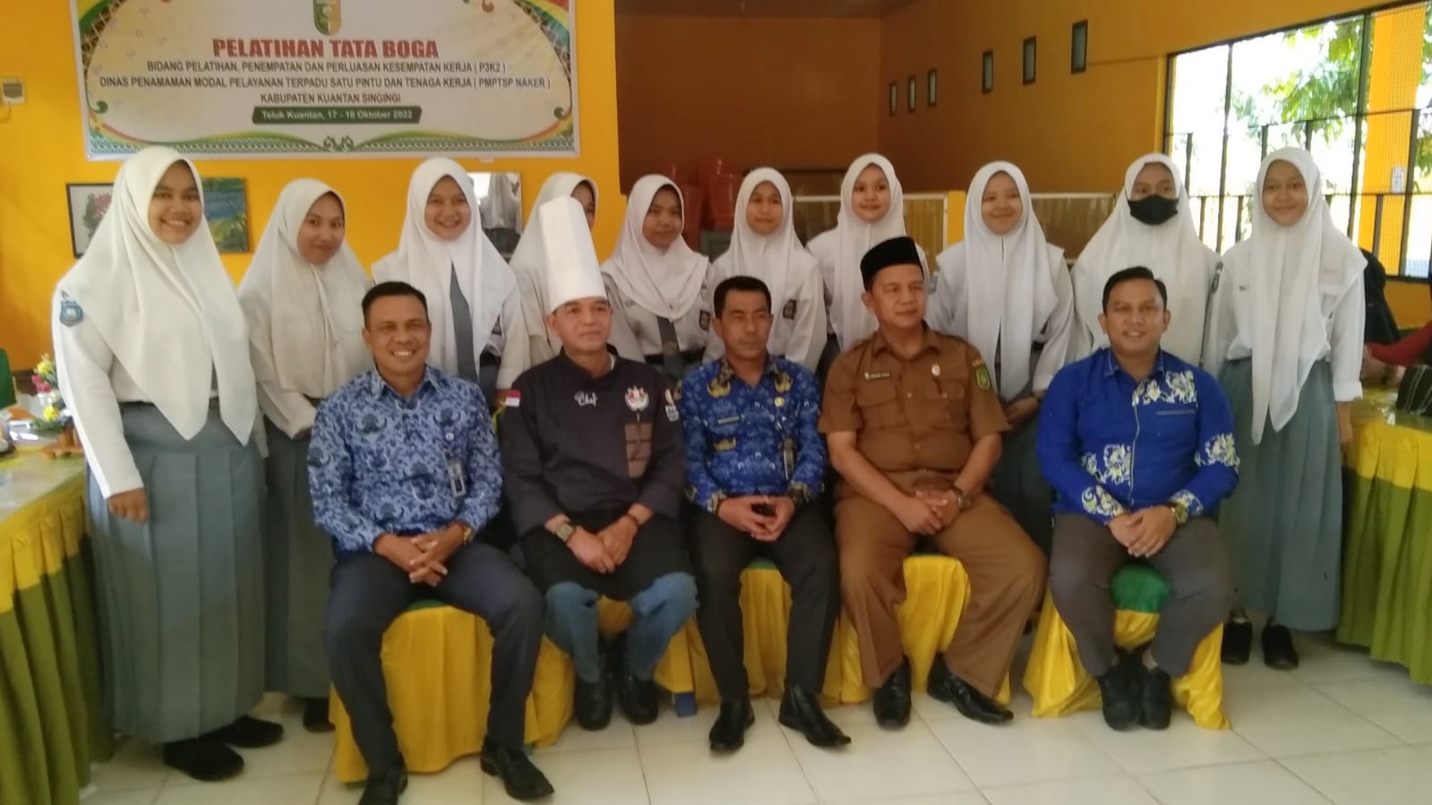 Buka Pelatihan Tata Boga  Mardansyah Kami Menyiapkan Skill Calon Pencaker