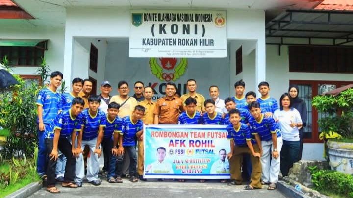Lepas Tim Futsal ke Kejurda AFP Riau 2026, Ketua KONI Rohil: Raih Prestasi Gemilang, Jaga Nama Baik Daerah