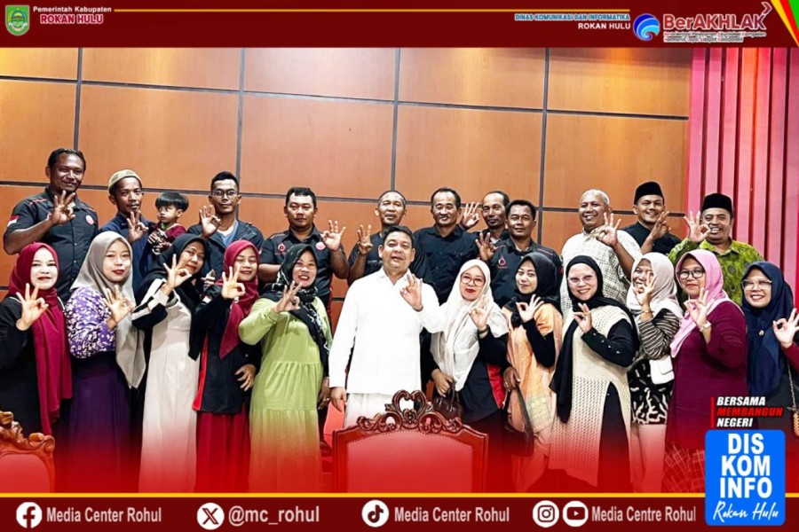Relawan Darah Rohul Sampaikan Aspirasi kepada Wabup, Dorong Dukungan Fasilitas Kemanusiaan