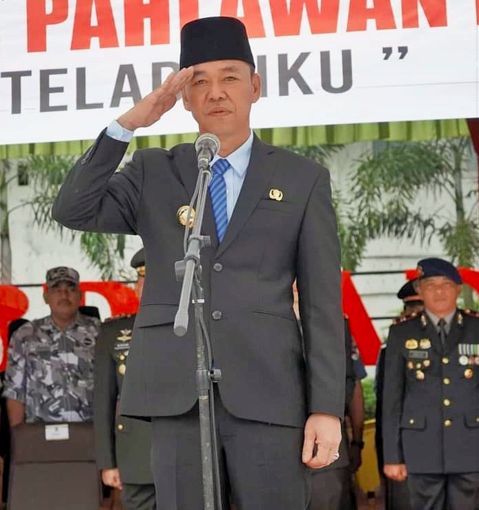 Bupati Rohil Jadi Inspektur Upacara Peringatan Hari Pahlawan Nasional