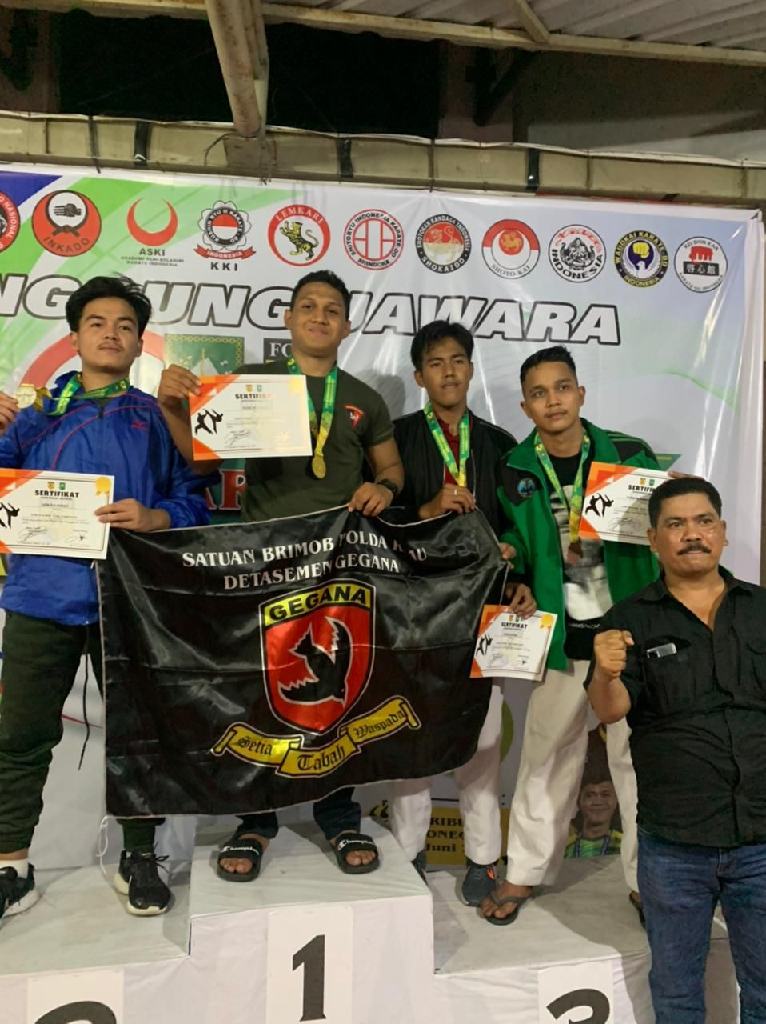 Bripda Muhammad Duski Kembali Raih Juara 1 di Kejurprov Forki Piala Gubernur Riau 2022