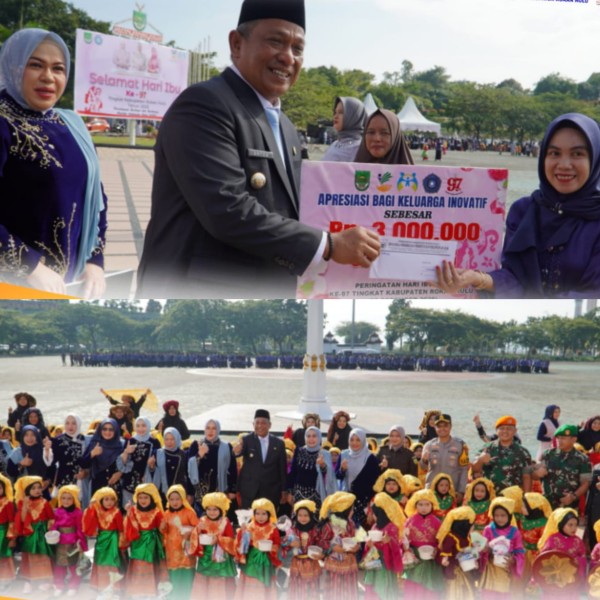 Peringatan Hari Ibu ke-97 di Rohul, Bupati Anton Tegaskan Perempuan Pilar Utama Menuju Indonesia Emas 2045