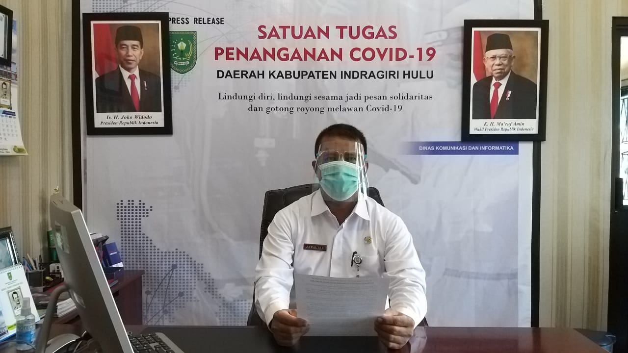 Titik Terang, Hari Ini Hanya 1 Penambahan Kasus Covid-19 di Inhu