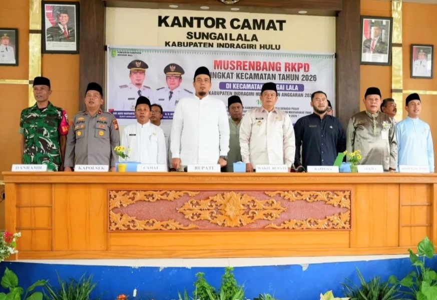 Buka Musrenbang di Sungai Lala, Bupati Inhu Prioritaskan Infrastruktur dan Pendidikan