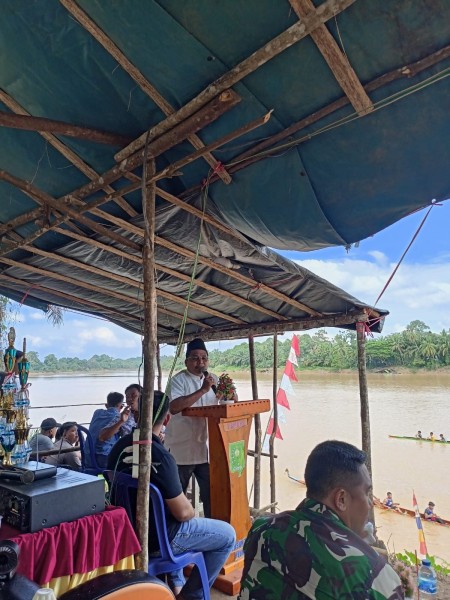 83 Sampan Mini Ramaikan Pacu Sampan Iduladha di Dusun Tua Pelang