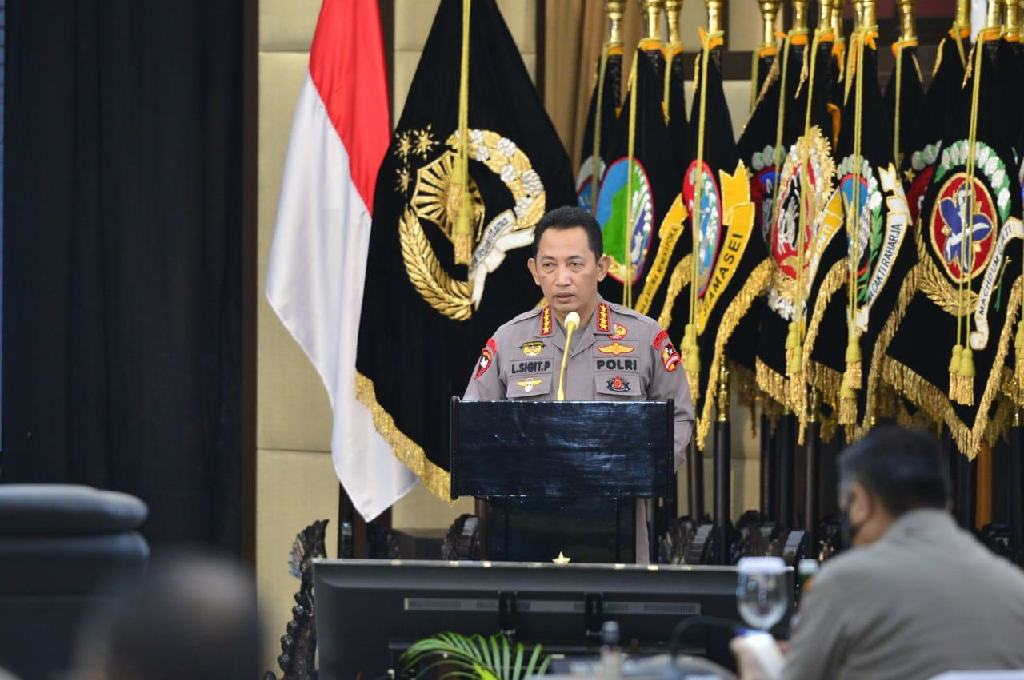 Rakernis Gabungan 4 Divisi, Kapolri Minta Penguatan Transformasi Menuju Polri Presisi 