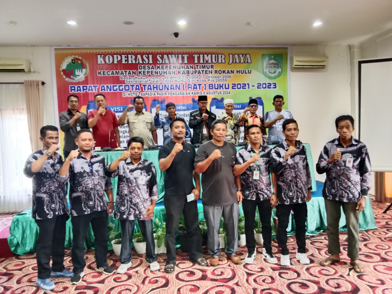 Koperasi Sawit Timur Jaya Gelar RAT Sekaligus Pemilihan Pengurus