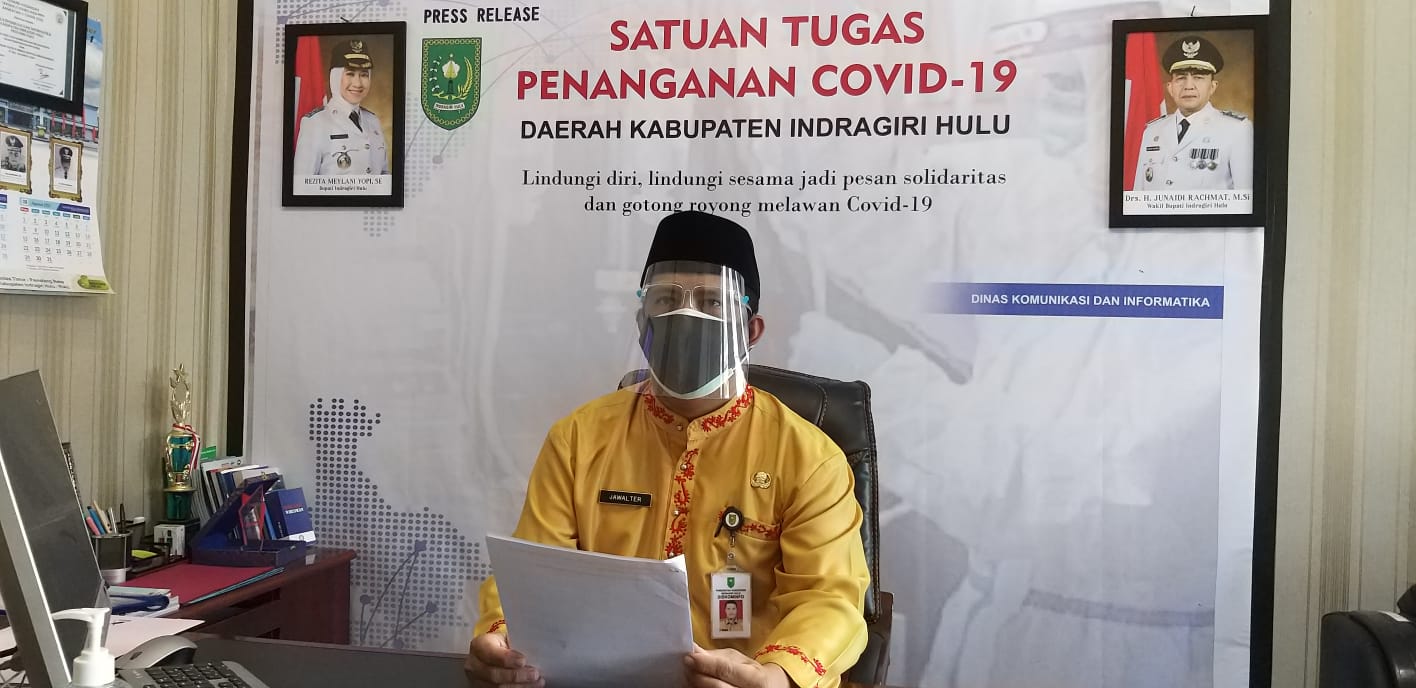 Tak Ada Penambahan Kasus, Pasien Positif Covid-19 di Inhu Tinggal 2 Orang