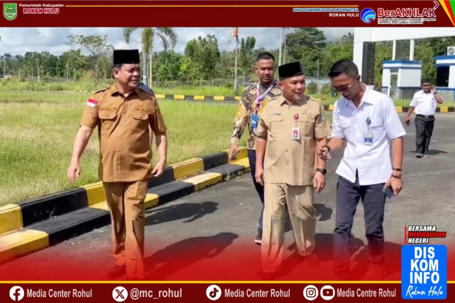 Jelang Keberangkatan JCH, Wabup Rohul Tinjau Kesiapan Bandara Tuanku Tambusai