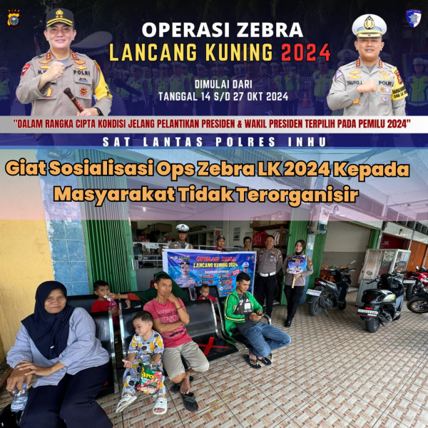 Datangi Dealer Sepeda Motor, Satlantas Polres Inhu Serukan Operasi Zebra