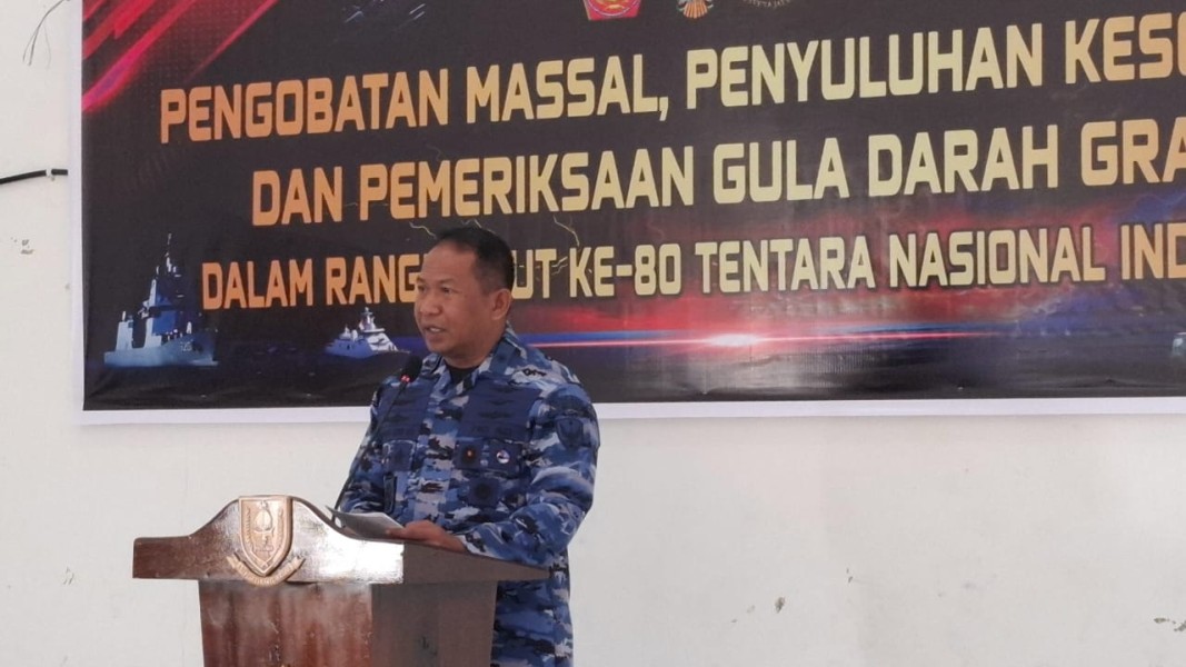 TNI Lanud RSA Natuna Gelar Bakti Sosial dalam Rangka HUT ke-80