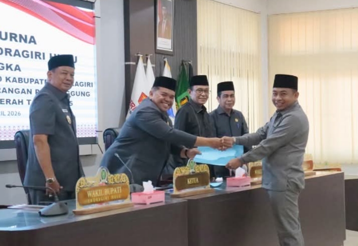 DPRD Sampaikan Rekomendasi LKPJ 2025, Wabup Inhu Siap Tindak Lanjut