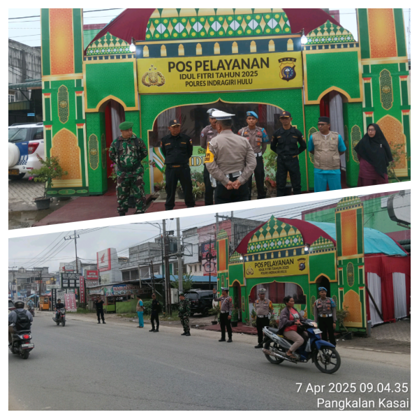 Selama Posyan Berlangsung, Diwilayah Hukum Polsek Seberida Aman dan Terkendali