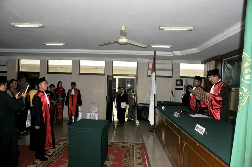 Agus Akhyudi Resmi Jabat Ketua Pengadilan Negeri Rengat
